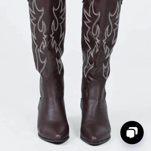 BILLINI URSON BOOTS CHOCOLATE / WHITE - Picture 3 of 7